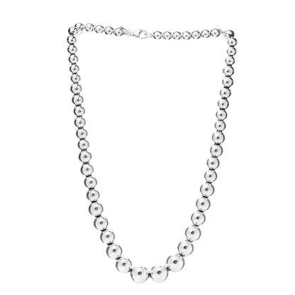 Tiffany Sterling Silver HardWear Graduated Ball Necklace 2 of 3