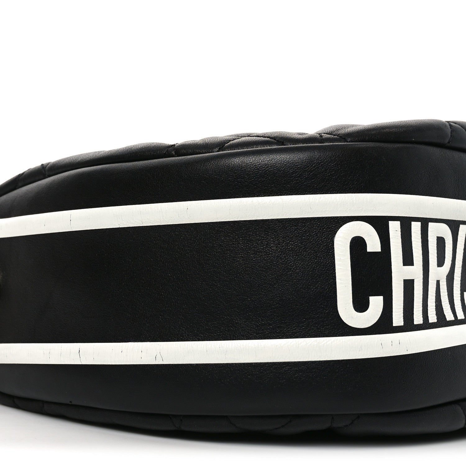 Christian Dior Lambskin Cannage Medium Dior Vibe Hobo Bag Black 7 of 8