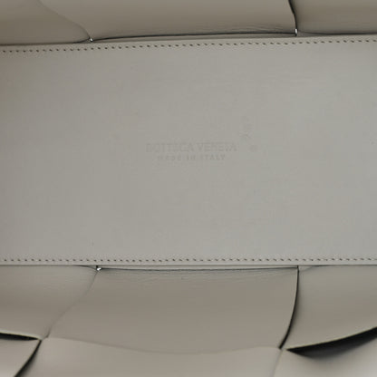 Bottega Veneta Nappa Maxi Intrecciato Small Arco Tote Black White 6 of 9