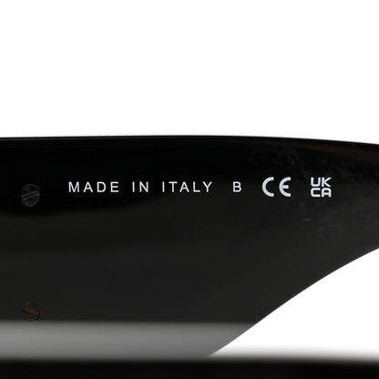 Chanel Acetate Crystal CC Shield Sunglasses 5466-B-A Black 6 of 9