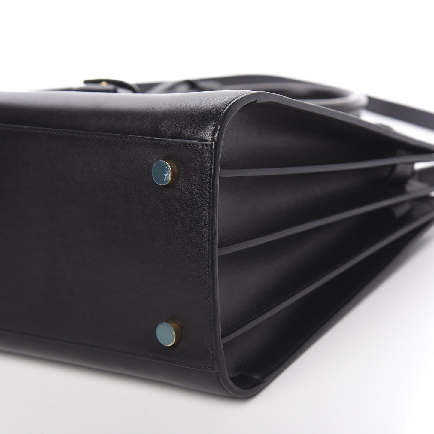 Calfskin Small Sac De Jour Black