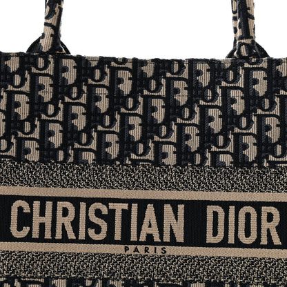 Christian Dior Oblique Medium Book Tote Blue Multicolor 8 of 14