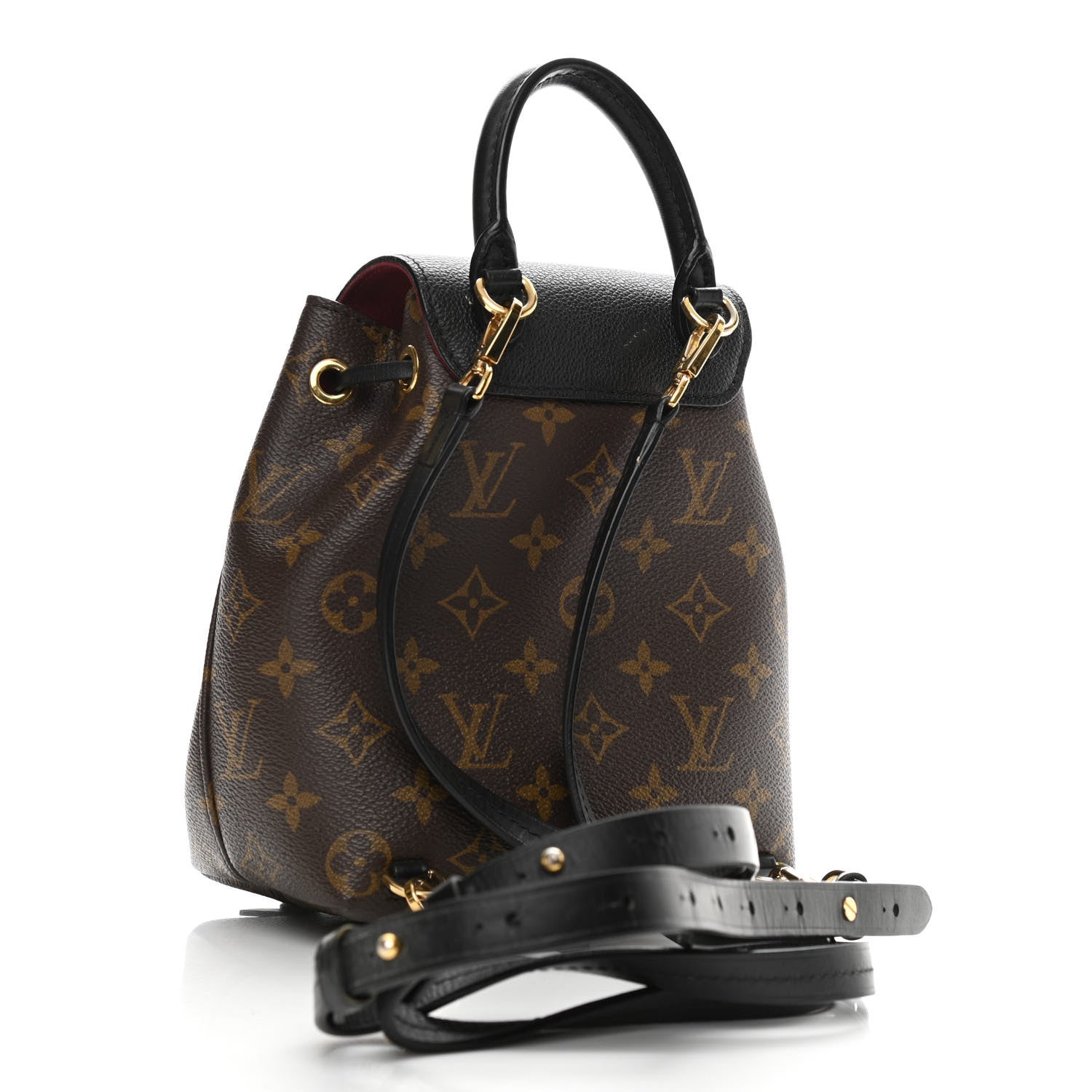 Louis Vuitton Monogram BB Montsouris NM Backpack Black 3 of 12