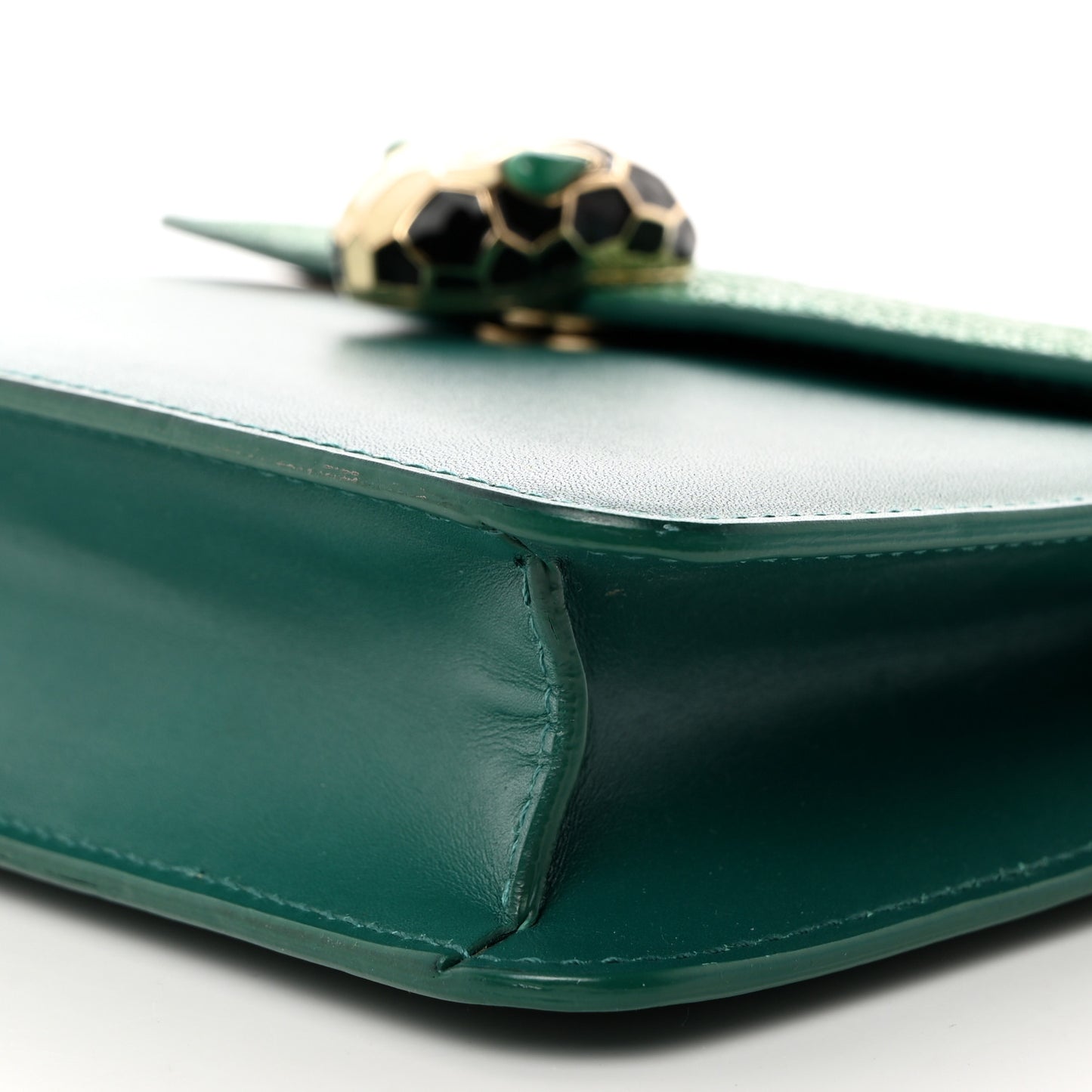 Galuchat Calfskin Serpenti Forever Crossbody Bag Green