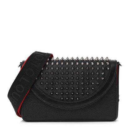 Christian Louboutin Calfskin Funky Spikes Wallet on Strap Black 1 of 20