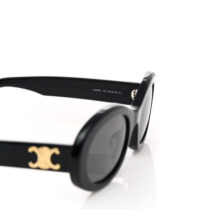 Celine Acetate Triomphe 01 Sunglasses CL 40194U Black 6 of 7