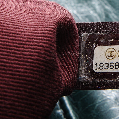 Chanel Glazed Calfskin Quilted Perfect Edge Large Flap Green 10 of 10