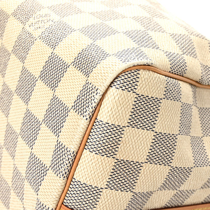 Louis Vuitton Damier Azur Speedy Bandouliere 30 8 of 10