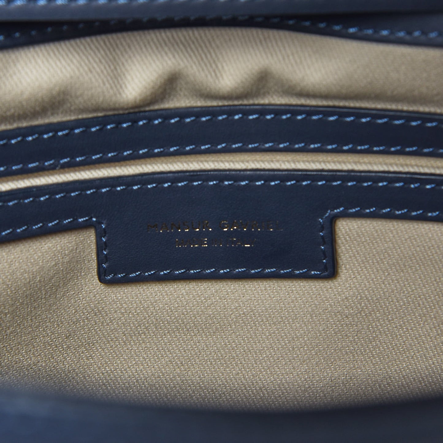 Calfskin Lady Bag Blu