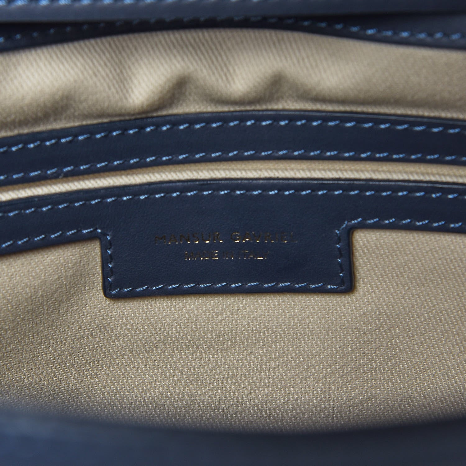 Mansur Gavriel Calfskin Lady Bag Blu 6 of 11