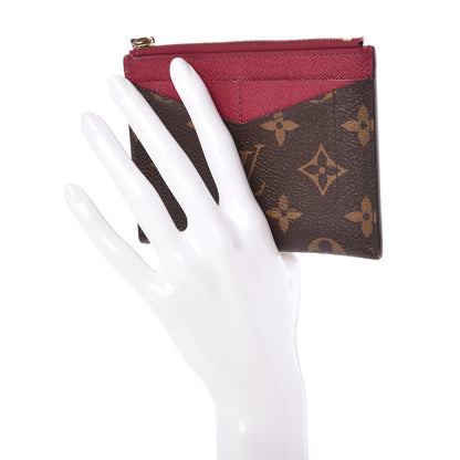 Louis Vuitton Monogram Zipped Card Holder Fuchsia 2 of 8