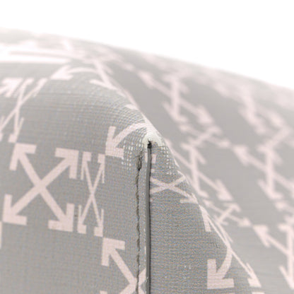 Off-White Coated Canvas Arrow Print Day Off Tote Bag White 15 of 16