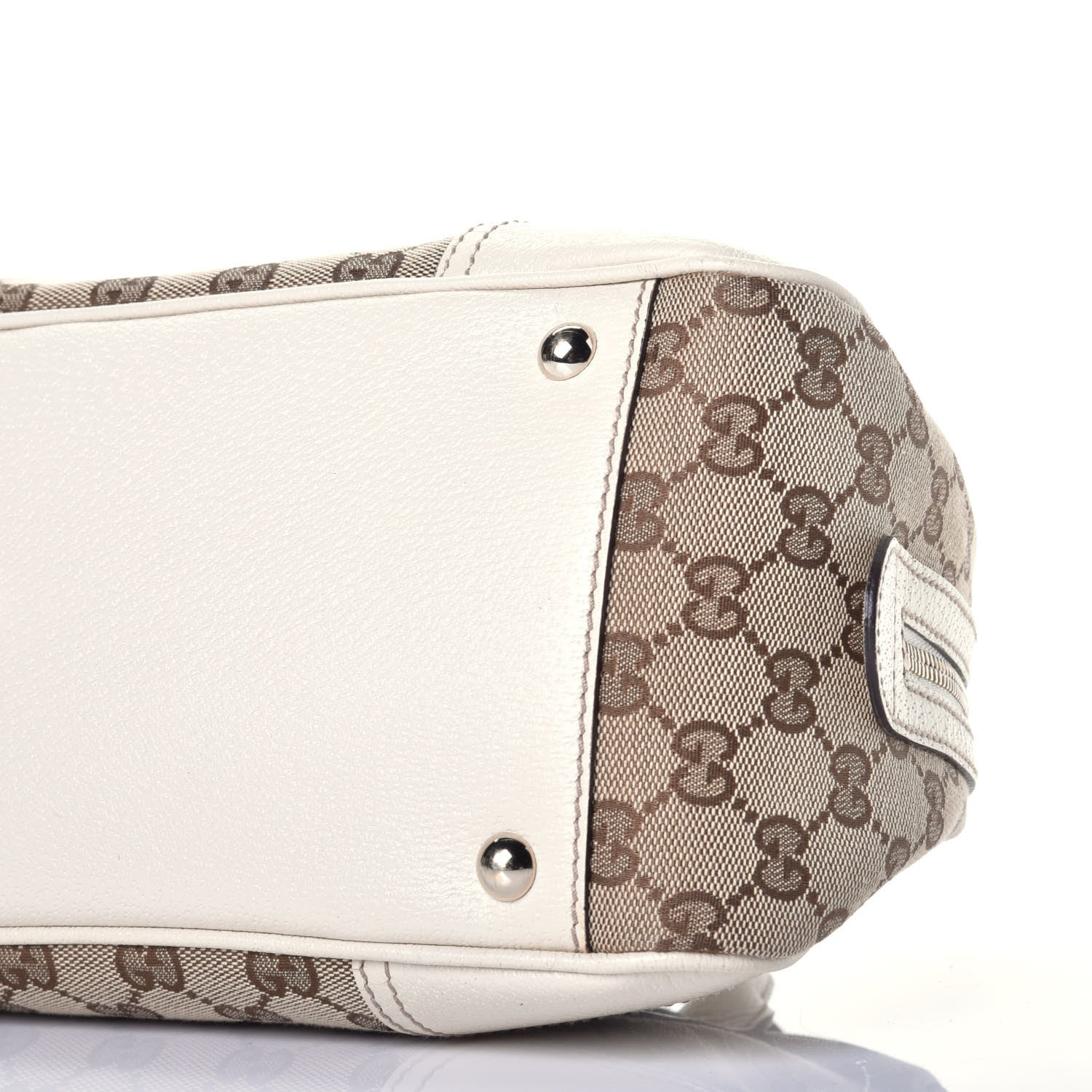 Gucci Monogram Small Princy Satchel Off White 8 of 8