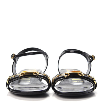 Gucci Patent GG Flat Sandals 35 Black 3 of 12