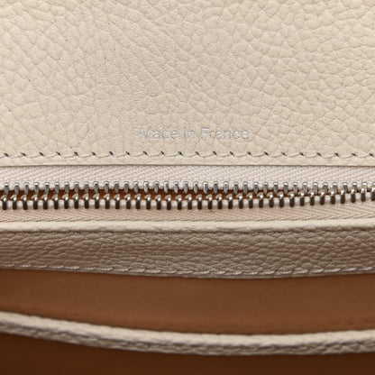 Delvaux Crispy Calfskin MM Brillant Satchel Ivory 7 of 9