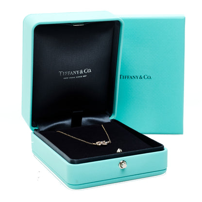 Tiffany 18K Rose Gold Diamond Victoria Vine Pendant Necklace 7 of 7