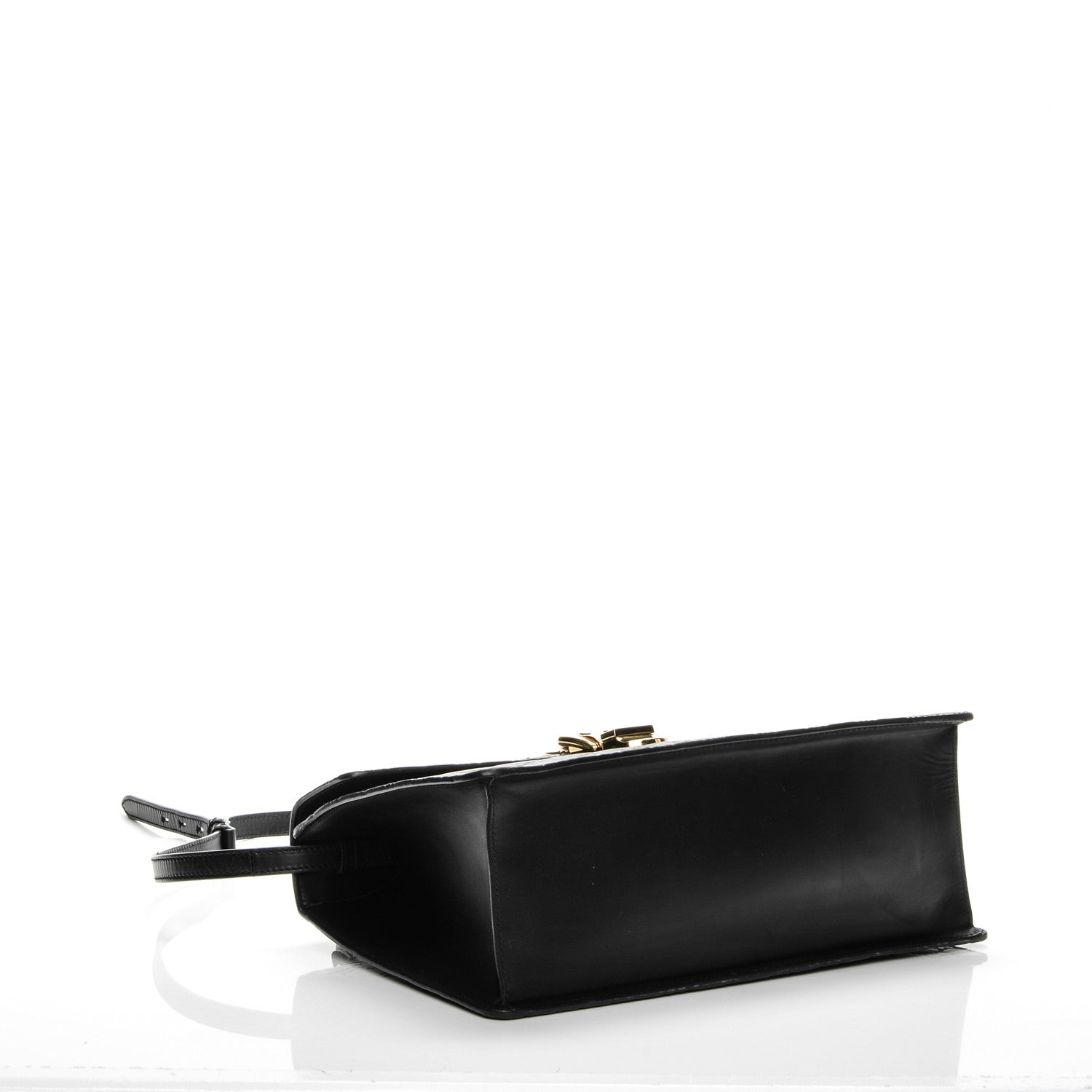 Gucci Guccissima Signature Medium Sylvie Top Handle Bag Black 4 of 8