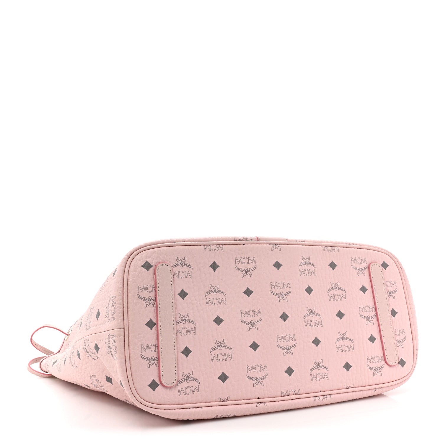 MCM Visetos Medium Liz Reversible Shopper Tote Powder Pink 6 of 16