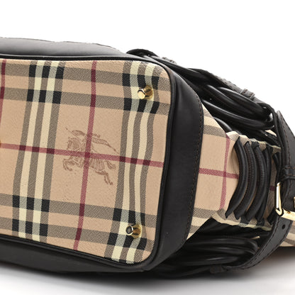 Burberry Haymarket Check Tote Chocolate 11 of 11