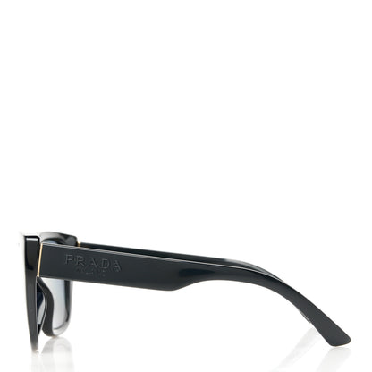 Prada Cat Eye Sunglasses SPR 24X Black 3 of 8