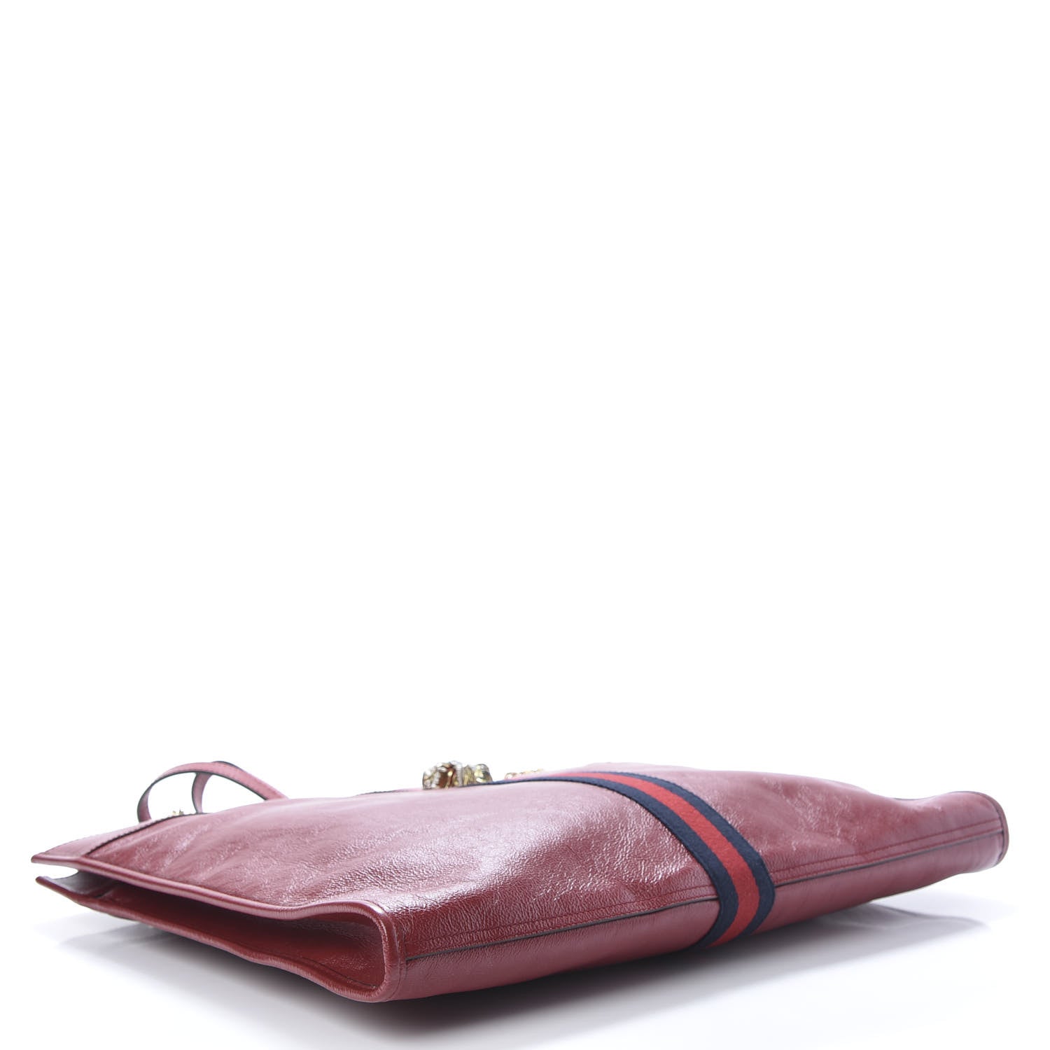 Gucci Calfskin Large Rajah Chain Tote Romantic Cherry 4 of 10
