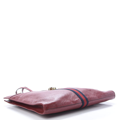 Gucci Calfskin Large Rajah Chain Tote Romantic Cherry 4 of 10