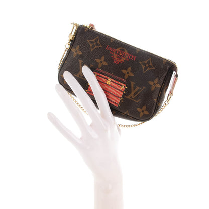 Louis Vuitton Monogram Trunks and Locks Mini Pochette Accessories 2 of 7