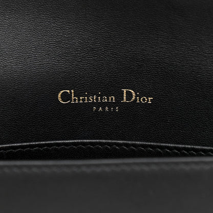 Christian Dior Lambskin Cannage Lady Dior Chain Wallet Black 7 of 13