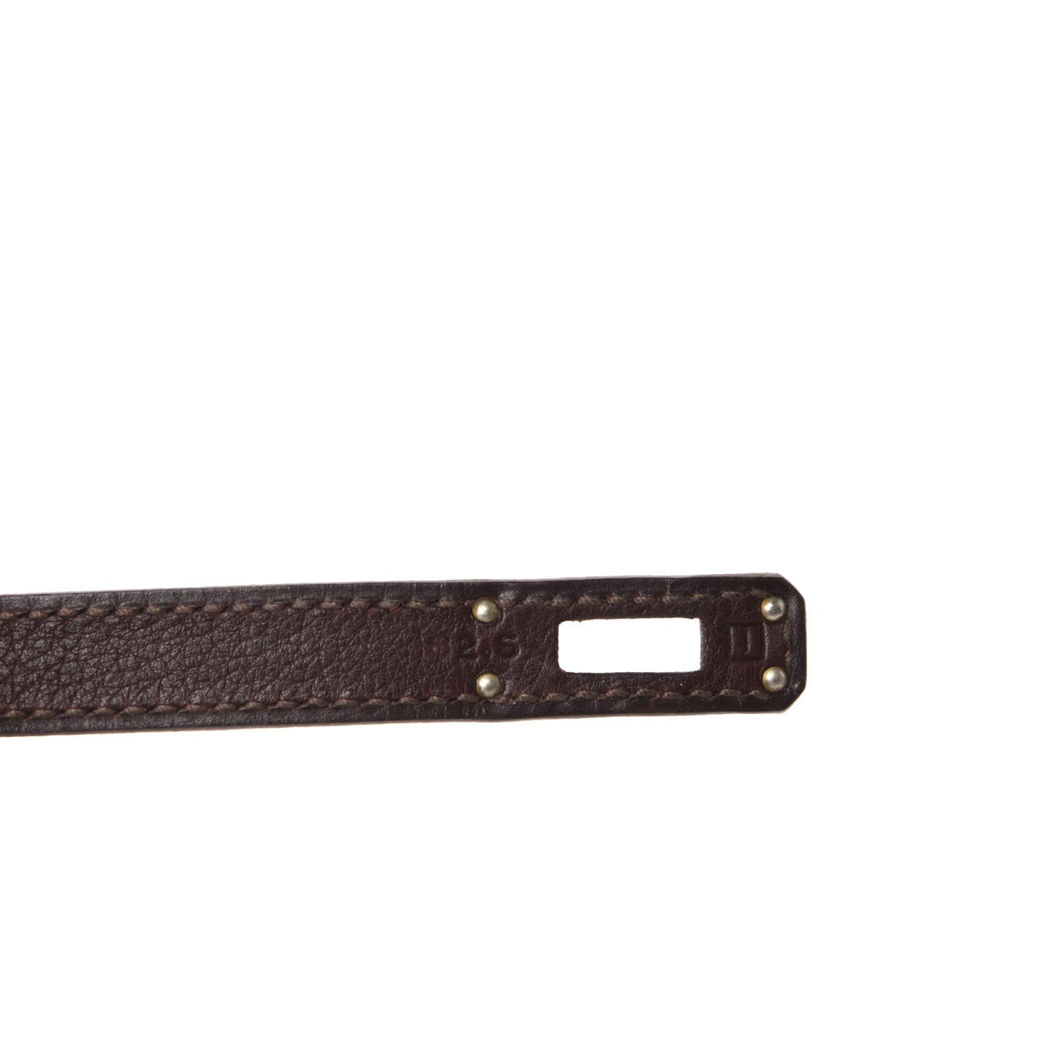 Hermes Evergrain Kelly Pochette Clutch Havane 9 of 10