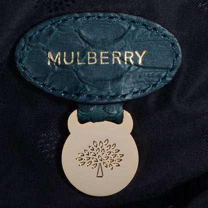 Mulberry Silky Snake Print Alexa Petrol 10 of 12