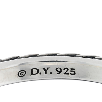 David Yurman Sterling Silver Stackable Cable Ring 54 7 4 of 4