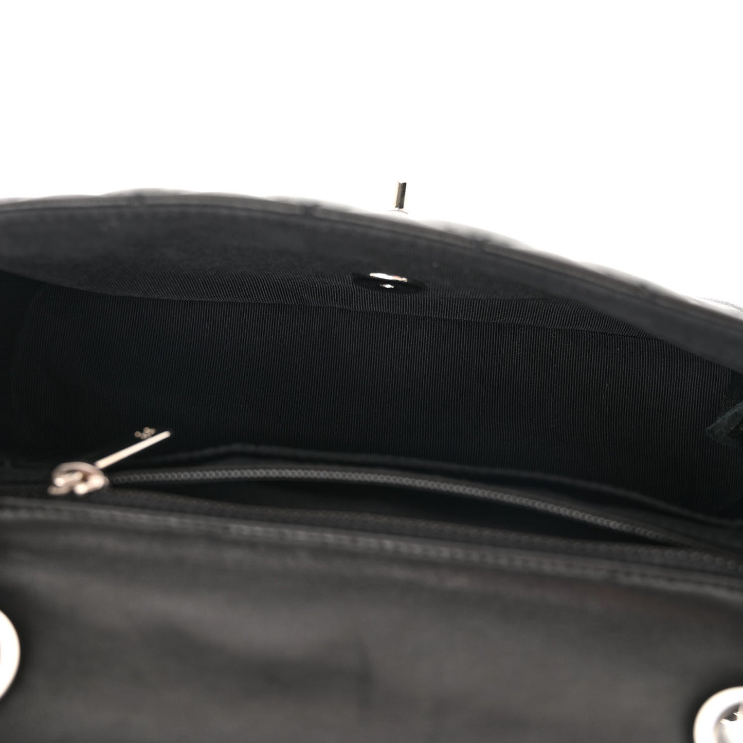 Lambskin Quilted Embellished Mini Ladybug Rectangular Flap Black