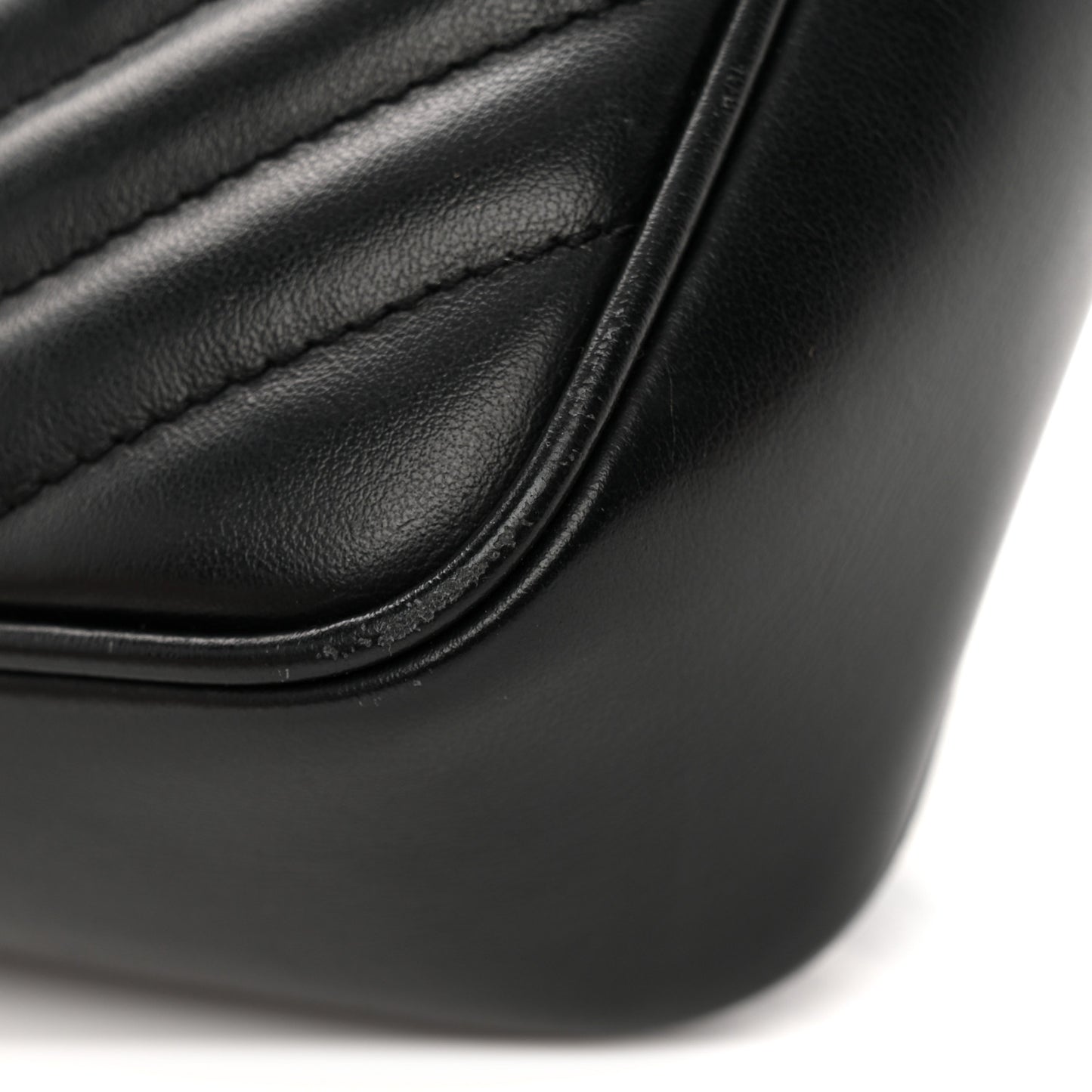 Calfskin Matelasse Monogram Lou Camera Bag Black