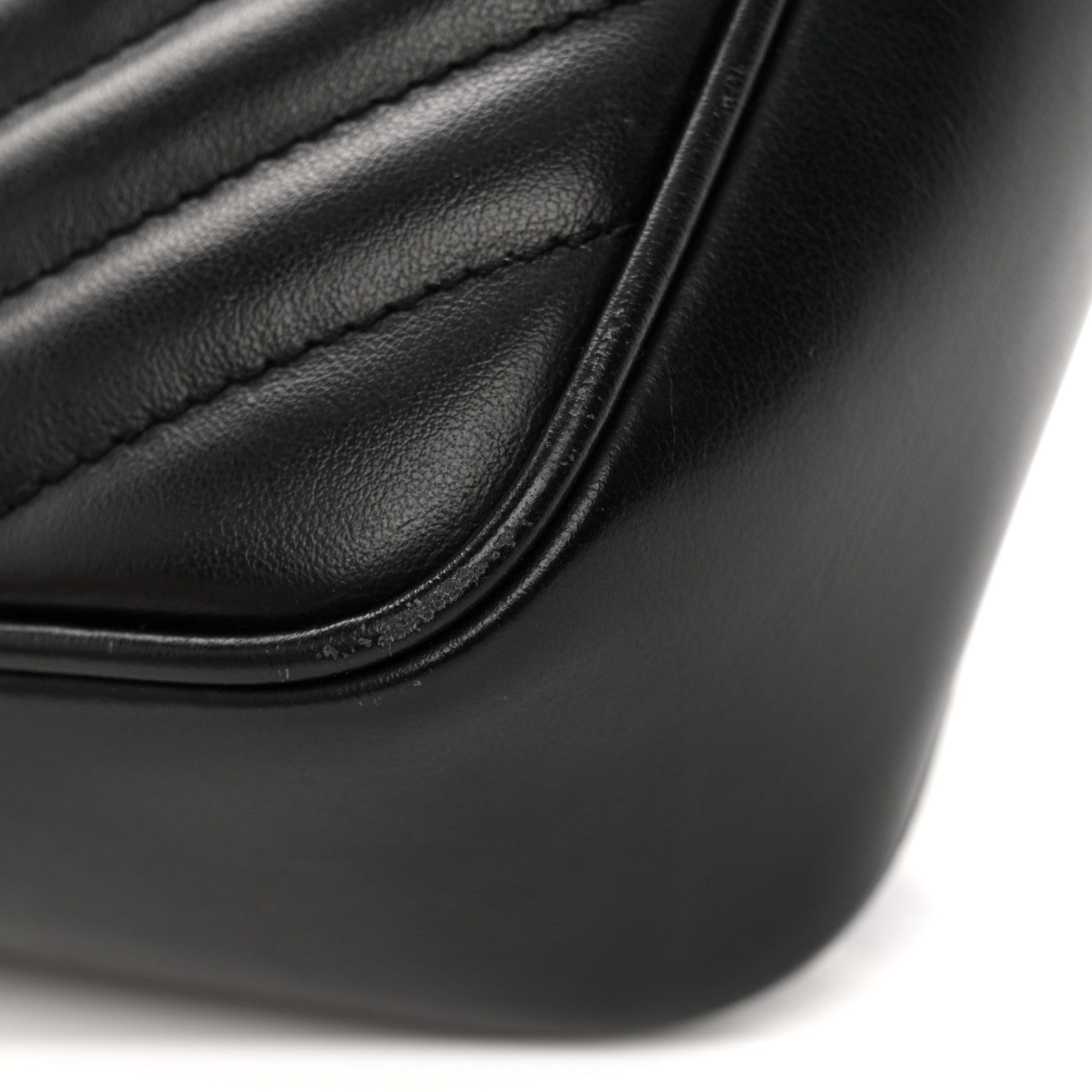 Saint Laurent Calfskin Matelasse Monogram Lou Camera Bag Black 11 of 13