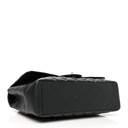 Chanel Caviar Quilted Maxi Single Flap Black 4 of 10