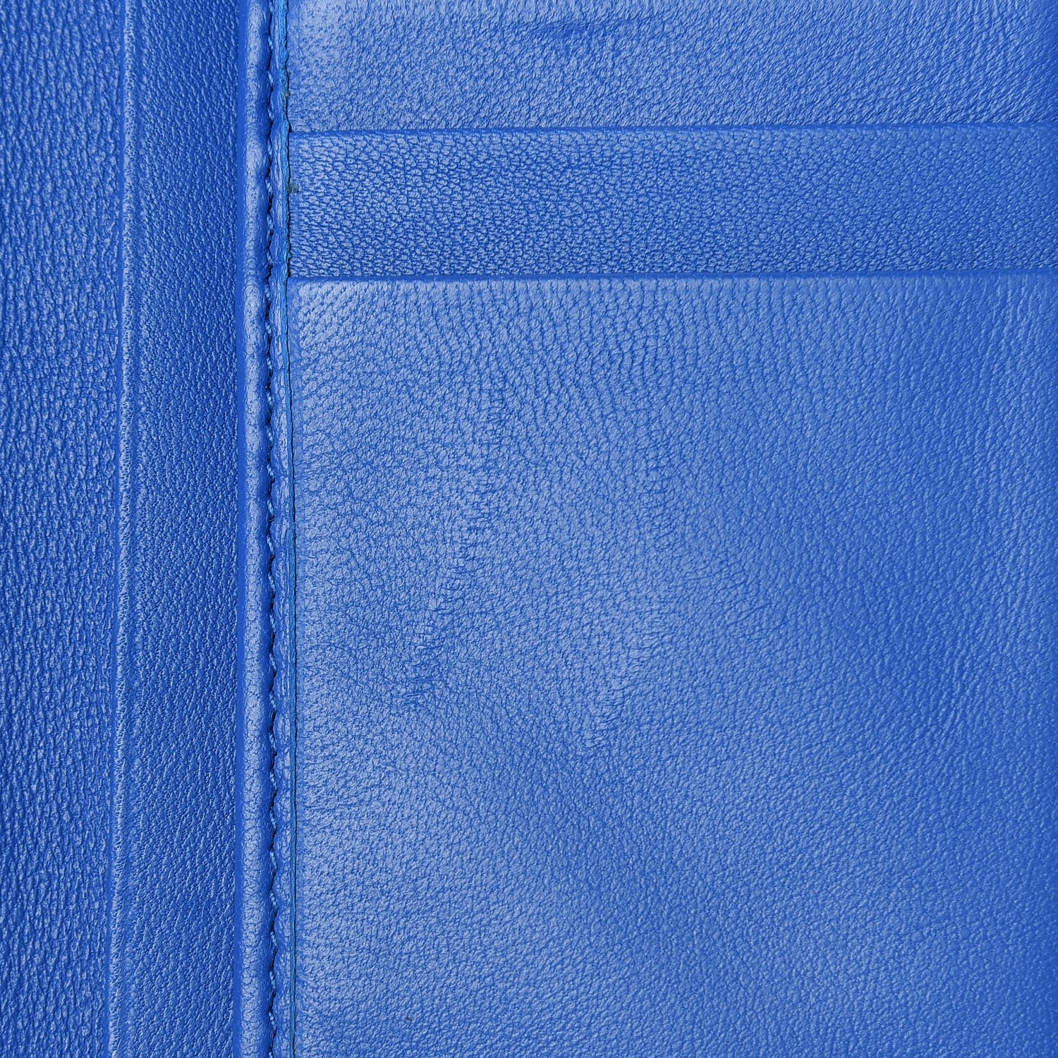 Bottega Veneta Nappa Intrecciato Long Bi-Fold Wallet Signal Blue 8 of 8