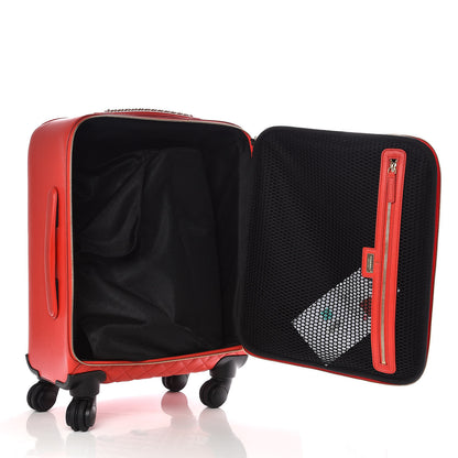 Chanel Calfskin Quilted Coco Case Trolley Red 7 of 16
