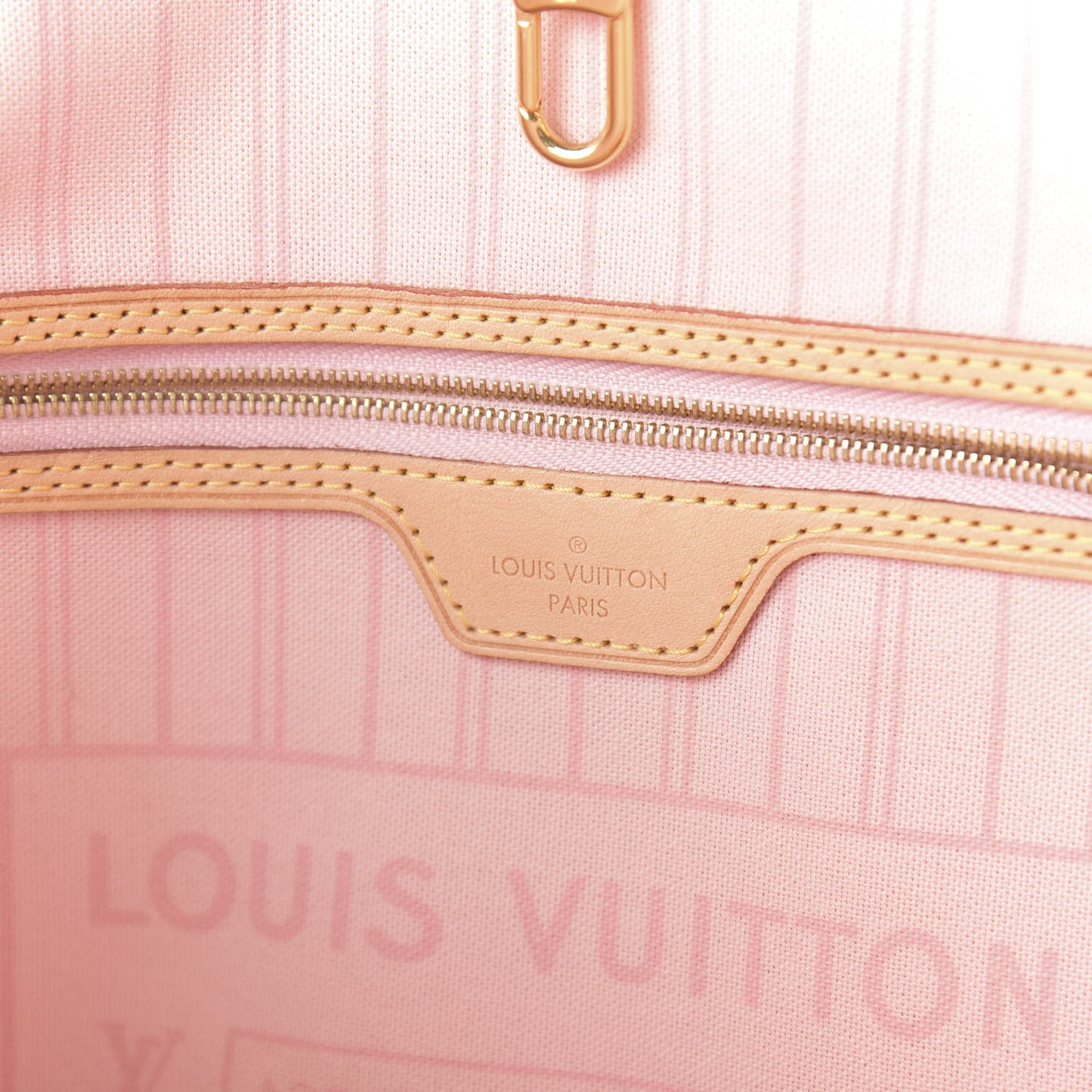 Damier Azur Neo Neverfull MM Rose Ballerine