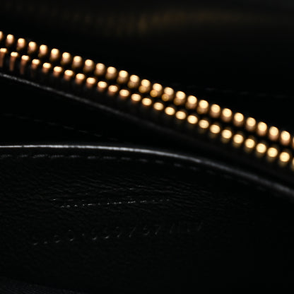 Saint Laurent Calfskin Y Quilted Monogram Small Loulou Chain Satchel Black 7 of 15