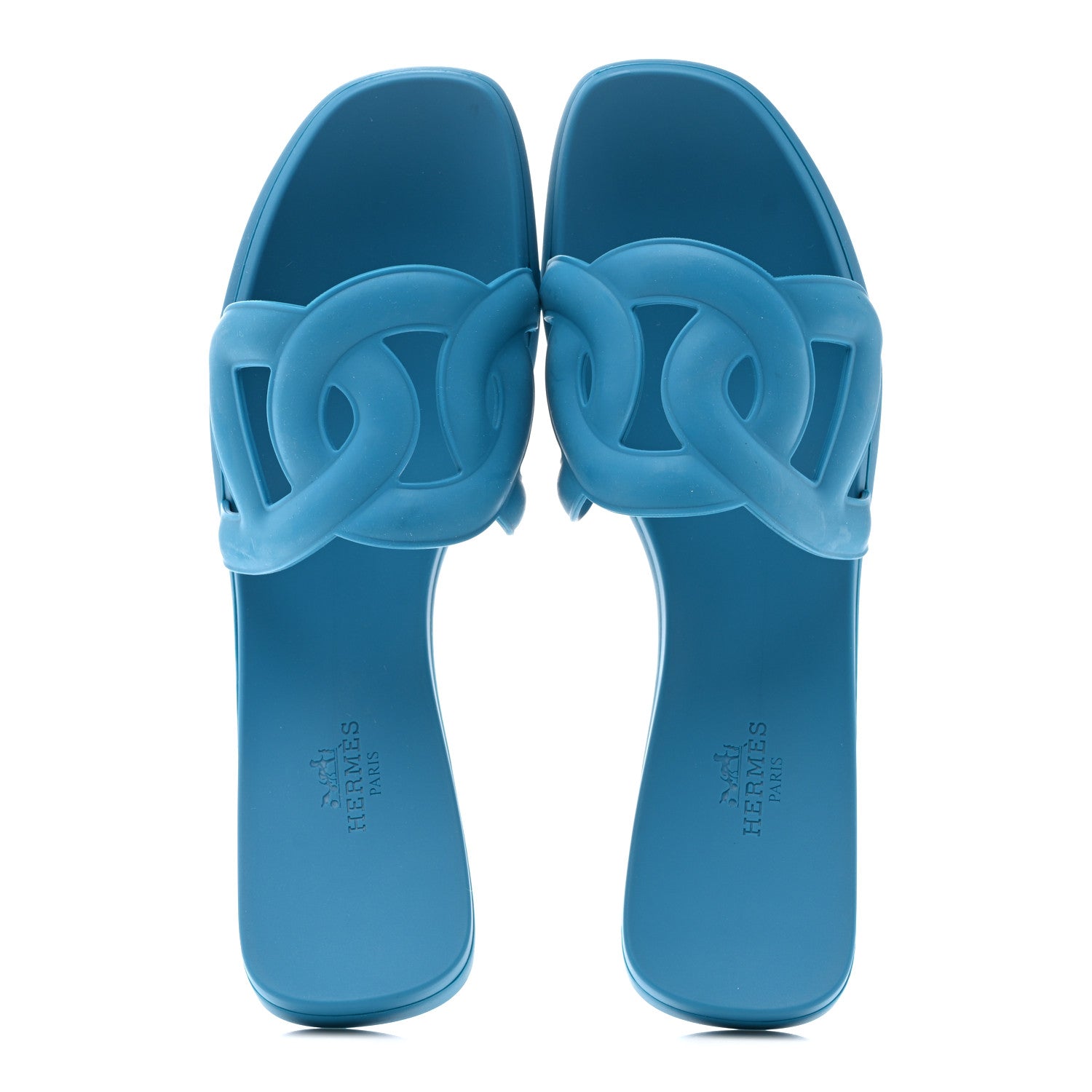 Hermes Rubber Aloha Sandals 38 Bleu Vif 1860170 – FASHIONPHILE