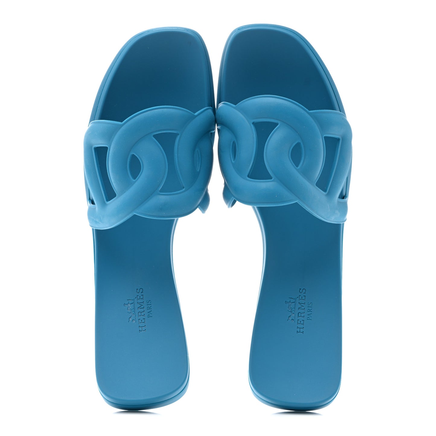 Rubber Aloha Sandals 38 Bleu Vif