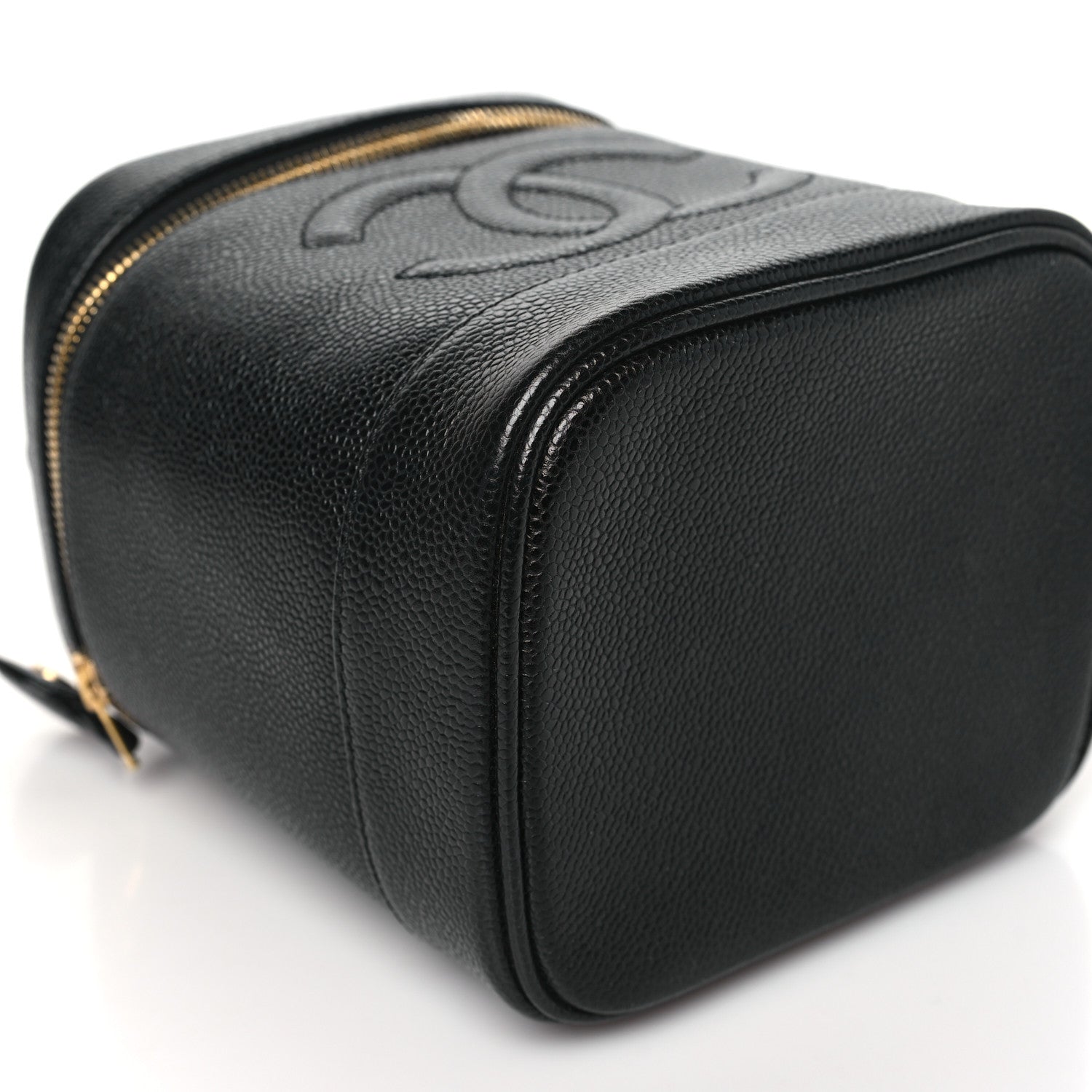 Chanel Caviar Vanity Cosmetic Case Black 10 of 11