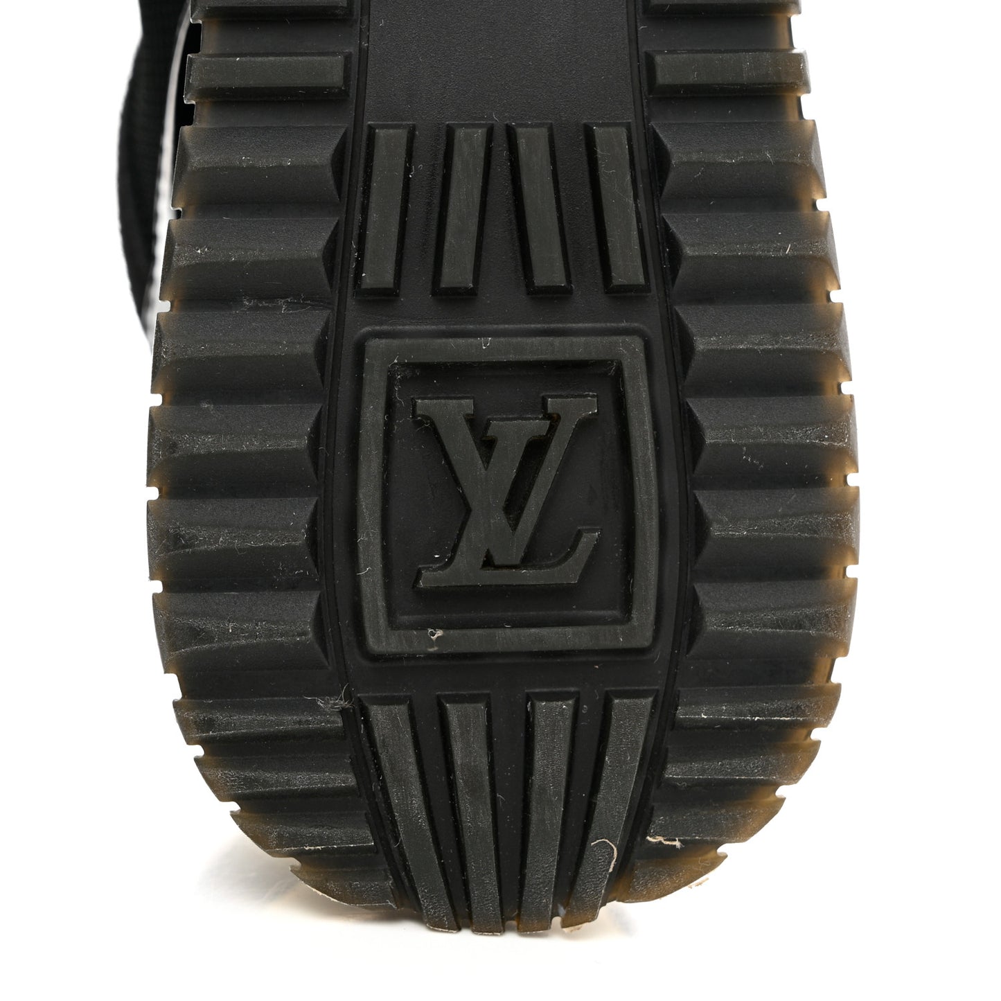 Suede Monogram Run Away Sneakers 36 Black