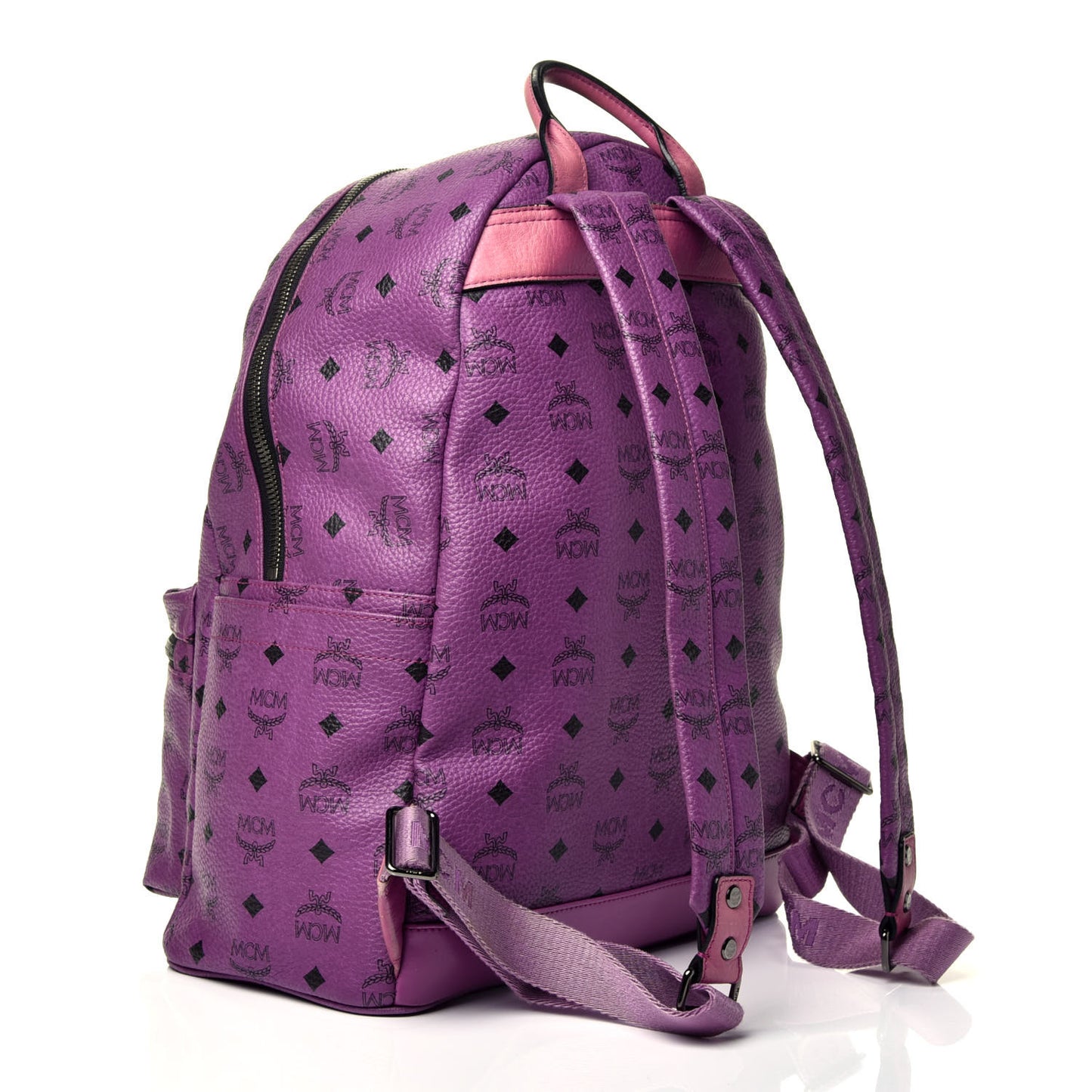 Visetos Medium Sprinkle Stud Stark Backpack Purple
