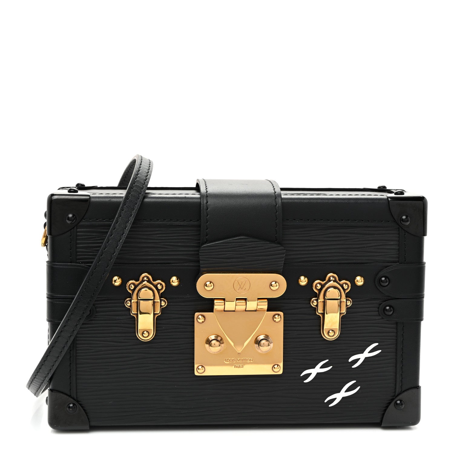 Louis Vuitton Epi Petite Malle Black 1 of 9