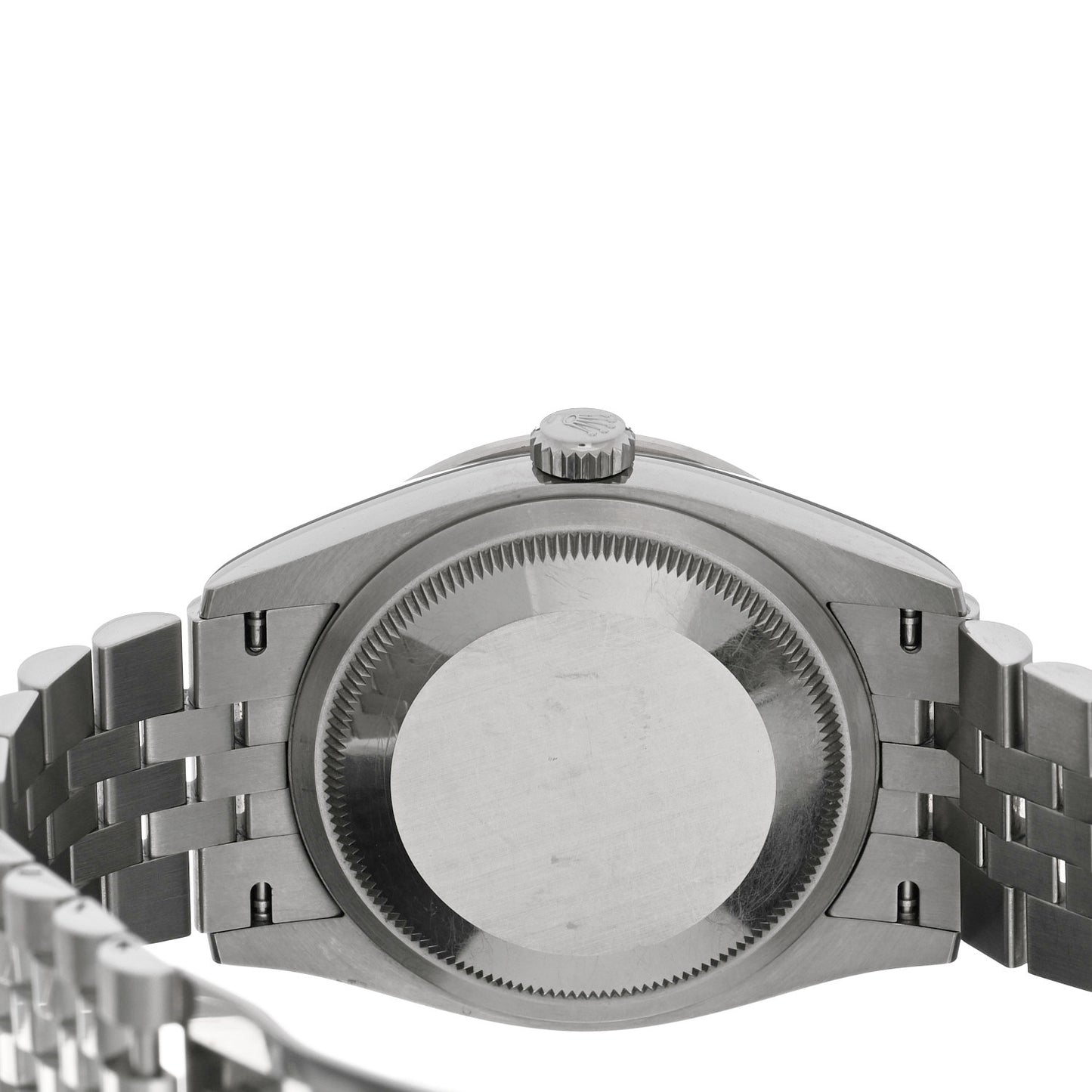Stainless Steel 18K White Gold Diamond 36mm Oyster Perpetual Datejust Watch Black 126284RBR