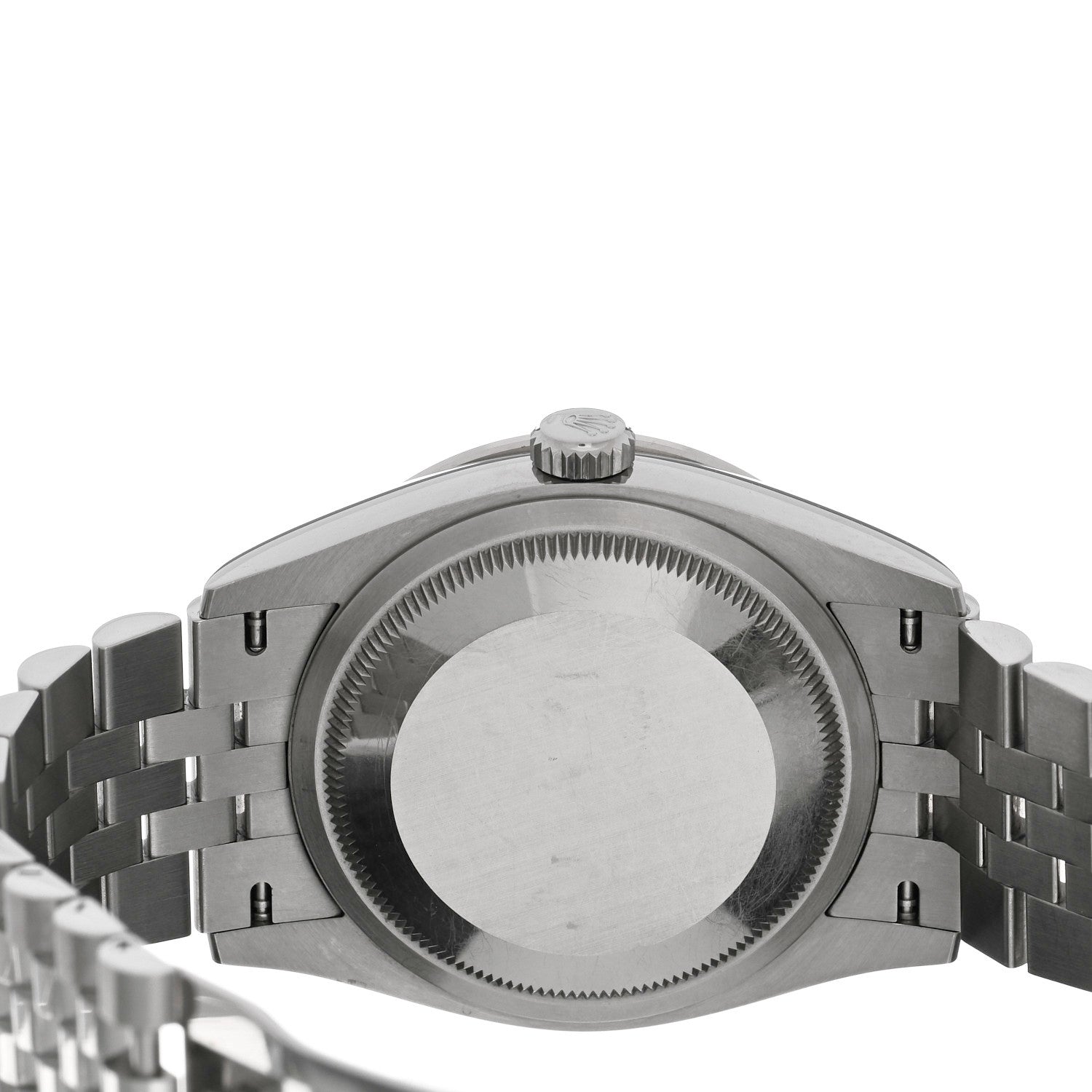 Rolex Stainless Steel 18K White Gold Diamond 36mm Oyster Perpetual Datejust Watch Black 126284RBR 4 of 5