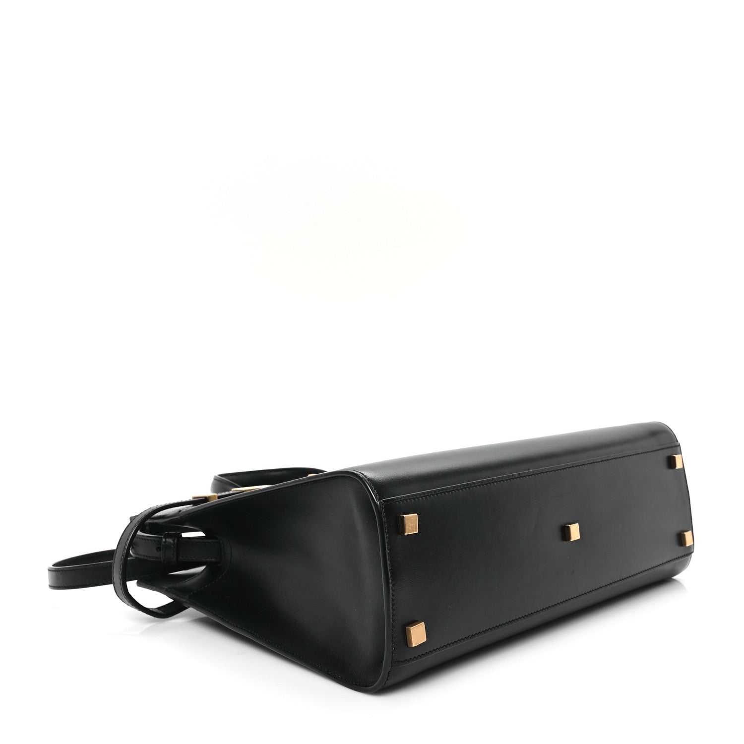 Saint Laurent Calfskin Small Manhattan Shopper Tote Black 4 of 11