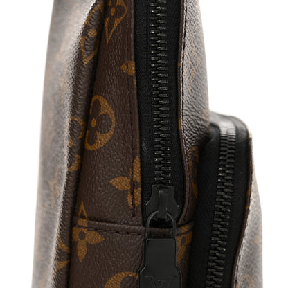 Louis Vuitton Monogram Macassar Avenue Sling Bag 11 of 12