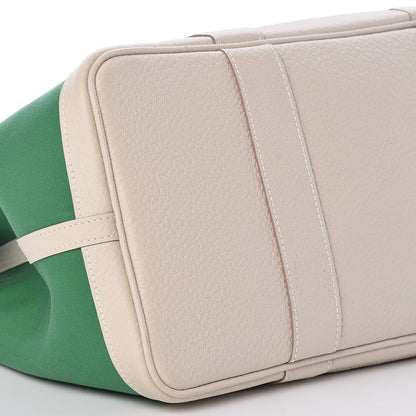 Hermes Toile Officier Negonda Garden Party 36 Cactus Craie 8 of 9